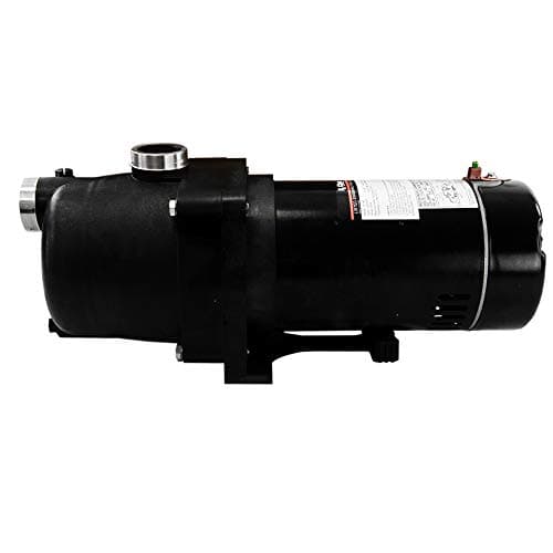Rx Clear 1 HP Universal Booster Pump for Swimming Pool and Spa | 115/230V | Adapts to Polaris Pool Cleaners | 2 Adapter Fittings