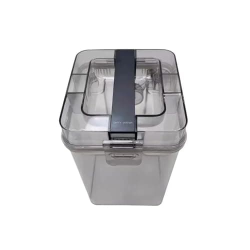 Dqkhoicvf Vacuum Cleaner Clean Water Tank, Dirty Water Tank,Compatible for ECOVACS Deebot T20 T10 Omni/X1 Omni /X1 Turbo/T10/T10 Turbo Robot Vacuum Cleaner Spare Parts(Dirty Tank)