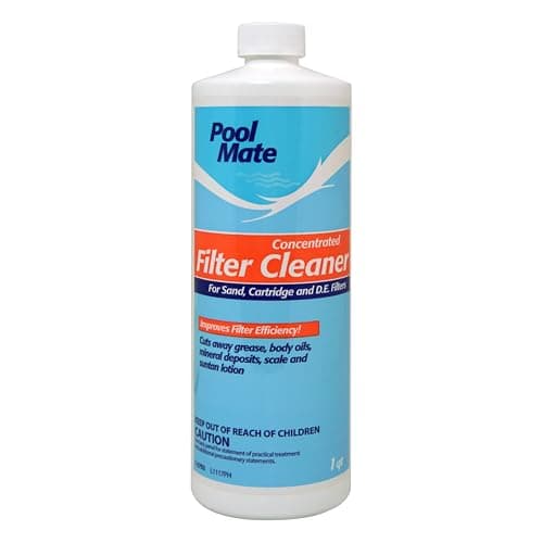 Pool Mate 1-Quart Concentrated Pool Filter Cleaner, Made in USA