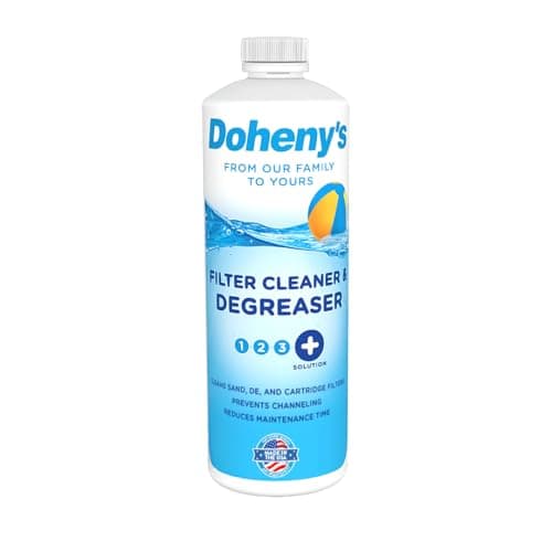 Doheny's Pool Filter Cleaner Degreaser | 100% Professional-Grade | Prevents Sand Bed Channeling And
