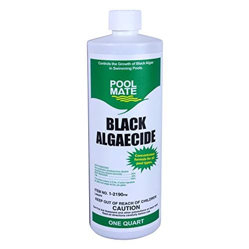 Pool Mate 1-Quart Concentrated Black Algaecide, Algaecide for Pool, Made in USA