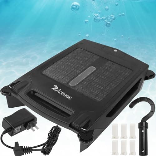 ATVMaster Pool Surface Cleaning Robots with Dual Charging Mode, Cordless Auto-Cleaning, Intelligent Steering Function, Easy to Clean Skimmer Basket (2500mAh)