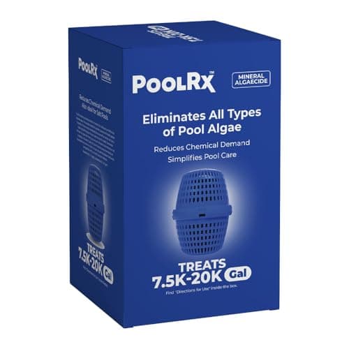PoolRx Pool Unit #101001 6 Month Algaecide Blue Treats 7.5k-20k gallons, Single