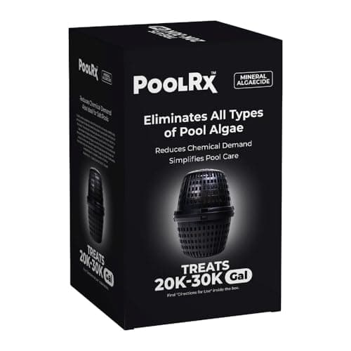 PoolRx Pool Unit #101066 6 Month Algaecide Treats 20k-30k gallons, Black