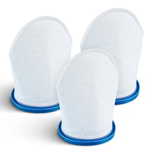 Leemone X-treme Multilayer Filter Bag Compatible with Pool Blaster Max, Max CG, Catfish Ultra, iVac 250, iVAC C2, Volt FX-4 Pool Vacuum, Thickened Cotton & Solid Structure, P30X022XF /PBW022XF 3 Pack