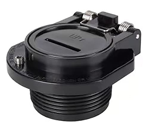ATIE Pool Free Rotation Snap-Lock Vacuum Vac Lock Safety Wall Fitting W400BBKP/600-2201 for Zodiac, Hayward, Pentair Suction Pool Cleaners (Black)