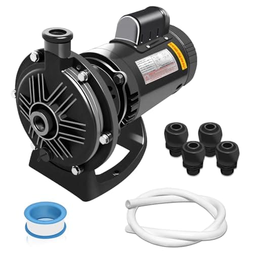 PB4-60 Booster Pump,Compatible with Polaris 180,280,380,480,3900 Pressure Side Pool Cleaners,Replace for Polaris PB460 Pool Booster Pump,3/4 HP 60-Hertz Motor,115V/230V,with Hose And Fittings