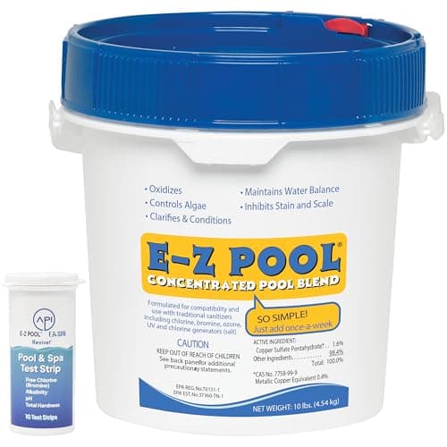EZ Pool Concentrated Pool Blend Water Care 10 LB with Test Strips