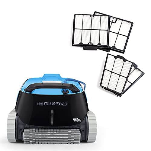 Dolphin Nautilus CC Pro Wi-Fi Automatic Robotic Pool Vacuum Cleaner Includes Ultra-Fine Filters for an Ultimate Clean, Ideal for In-Ground Pools up to 50 FT in Length