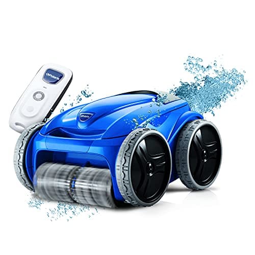 Polaris 9550 Sport Robotic Pool Cleaner, Automatic Vacuum for InGround Pools up to 60ft, 70ft Swivel Cable, Remote Control, Wall Climbing Vac w/Strong Suction & Easy Access Debris Canister