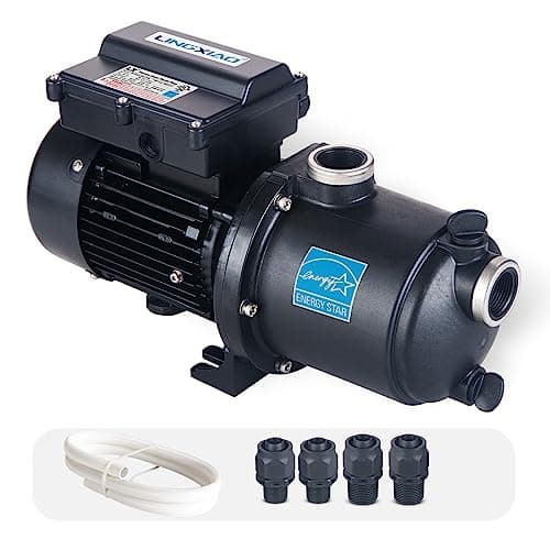 LINGXIAO Pool Booster Pump 3/4 HP for Pressure Pool Cleaners PB460 180-480, EC-LA01N, OEM Booster Pump 3/4 HP, 115V or 230V, 60PSI, Energy Star Specification - Black