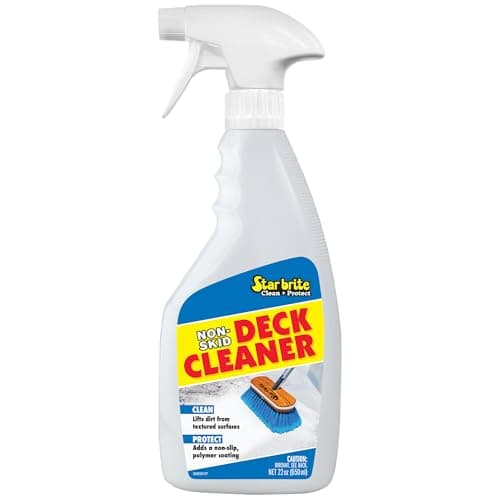 STAR BRITE Non-Skid Deck Cleaner & Protectant - Lift Dirt & Stains From Fiberglass, Painted Surfaces, More 22oz Spray (085922P)