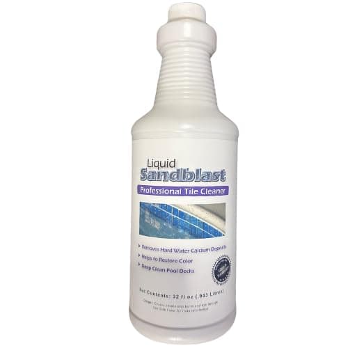 Liquid Sandblast Professional Tile Cleaner – Hard Water & Scale Remover for Concrete & Hardscapes.