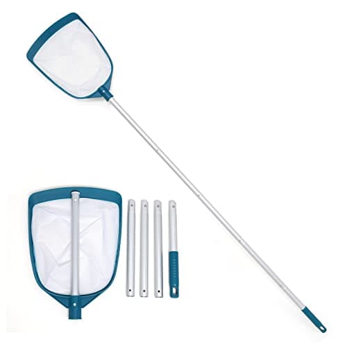POOLWHALE Upgrades Swimming Pool Leaf Net Skimmer Rake