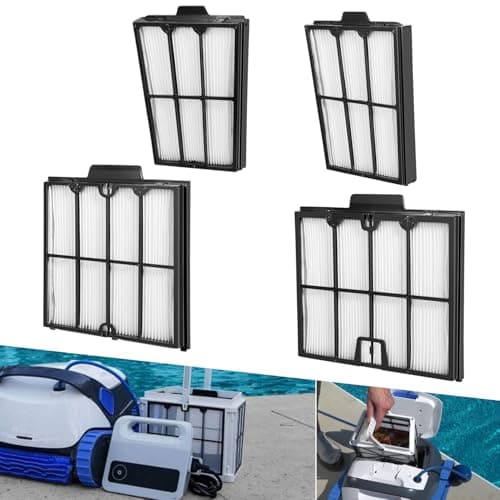 9991467-R4 Ultra Fine Filter Panels Replacement Part Kit Fit For Maytronics Dolphin Active 20 30 40 60, Advantage Ultra, Explorer E30 E50 E70, Proteus DX4, S200 S300 S400, T35, Triton PS Pool Cleaner
