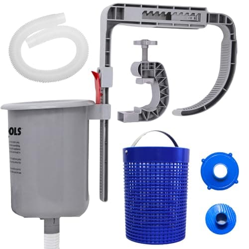 SWIMLINE HYDROTOOLS Wall Mounted Hanging Above Ground Pool Surface Skimmer Kit | Cleans Automatically, Attach To Inflatable Collars, Tubular & Metal Frame Pools | Maintenance Cleaner Floating Debris