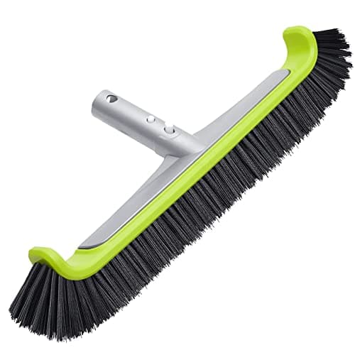Sepetrel 17.5" Pool Brush Head for Cleaning Walls,Heavy Duty Inground/Above Ground Swimming Pool Scrub Brushes with Premium Strong Bristle & Reinforced Aluminium Back