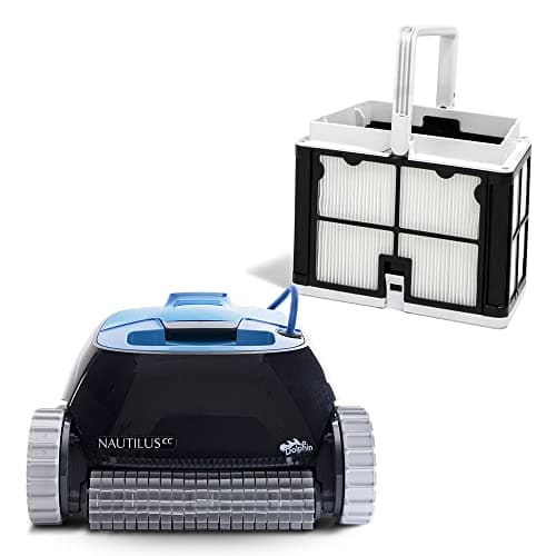 Dolphin Nautilus CC Automatic Robotic Pool Vacuum Cleaner Includes Ultra-Fine Filters for an Ultimate Clean, Ideal for In-Ground Pools up to 33 FT in Length