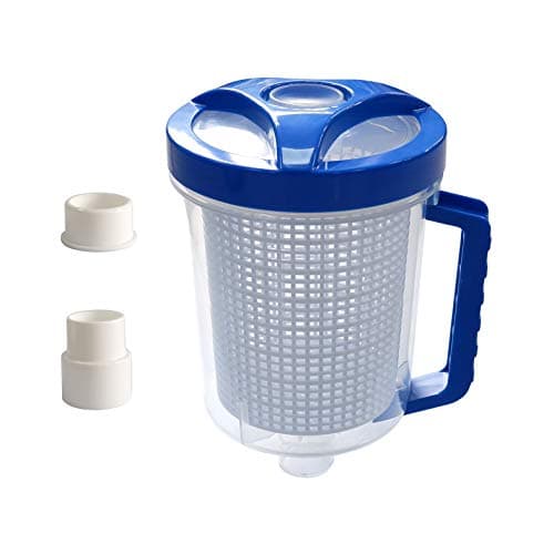 U.S. Pool Supply Pool Leaf Catcher - Heavy Duty Inline Pool Leaf Canister, Vacuum for Inground Cleaner - Cleaning Filter Basket & Mesh Bag, Catch Leaves Debris, Compatible Replacement for Most Brands