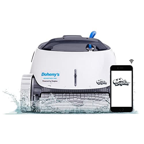 Dolphin Advantage Pro Wi-Fi Automatic Robotic Pool Vacuum Cleaner, 1-Hour Quick Clean, Waterline Scrubber Brush, Ideal for In-Ground Pools up to 50 FT in Length