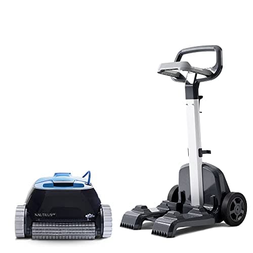 Dolphin Nautilus CC Automatic Robotic Pool Vacuum Cleaner, Always Cleaning, Never Charging, Includes Caddy for Easy Transport and Storage, Ideal for In-Ground Pools up to 33 FT in Length