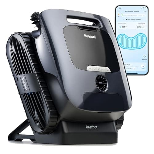 Beatbot AquaSense 2 Ultra Cordless Robotic Pool Cleaner for Complex Pools, Mapping with AI Camera, 5-in-1 Cleaning, Smart Surface Parking, Skimmer with APP Control, Water Clarification – Abyssal Blue