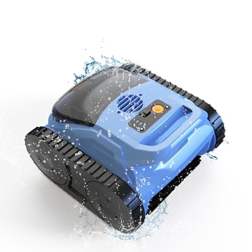 (2026 Upgrade) Pool Vacuum for Inground Pools, Robotic Pool Cleaner, Wall Climbing Pool Cleaner, Cleans Pool Floors, Drain & Walls & Waterline, Cleaning Up to 2100 Sq.ft, 180 Min