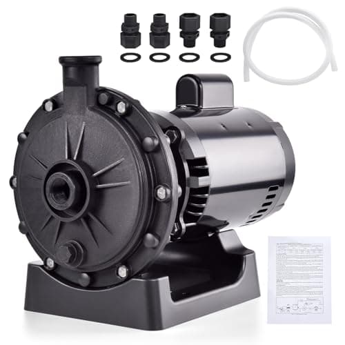 PB4-60 Booster Pump with 60 Hertz Motor 3/4 HP Compatible with Polaris 180 280 380 480 3900 Letro Legend&Kreepy Krauly Pressure Pool Cleaners