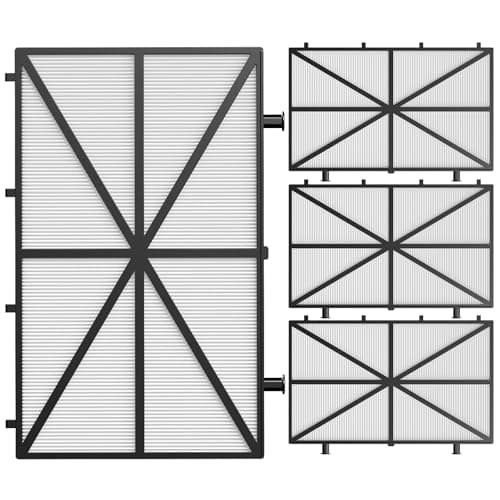 Beckacher 4 Pack Ultra Fine Filters Compatible with Dolphin Nautilus CC Plus (Not for Nautilus CC), Nautilus CC Supreme, M200/M400/M500, Part # 9991432-R4, Pleated Pool Cleaner Replacement Part